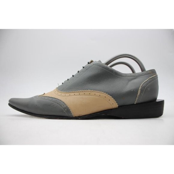 John Fluevog Nagano Oxfords Men’s Size 8 Gray / Tan Shoes main image 10